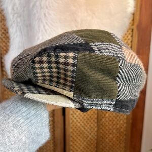 Patchwork Newsboy Cap